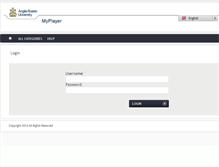 Tablet Screenshot of myplayer.anglia.ac.uk